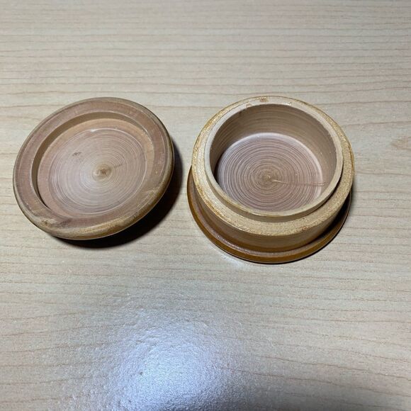 Vintage Rarum Orbiter Wood Trinket Box - Picture 3 of 3